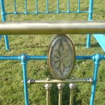 grosses antikes franzoesisches metallbett