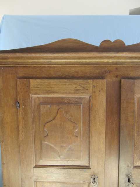 Biedermeier Eiche Schrank