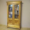 Antiker Weichholz Bücherschrank mit 5 Einlegeböden