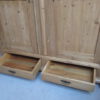 zerlegbarer Biedermeier Weichholz Kleiderschrank – Bild 2