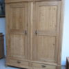 zerlegbarer Biedermeier Weichholz Kleiderschrank
